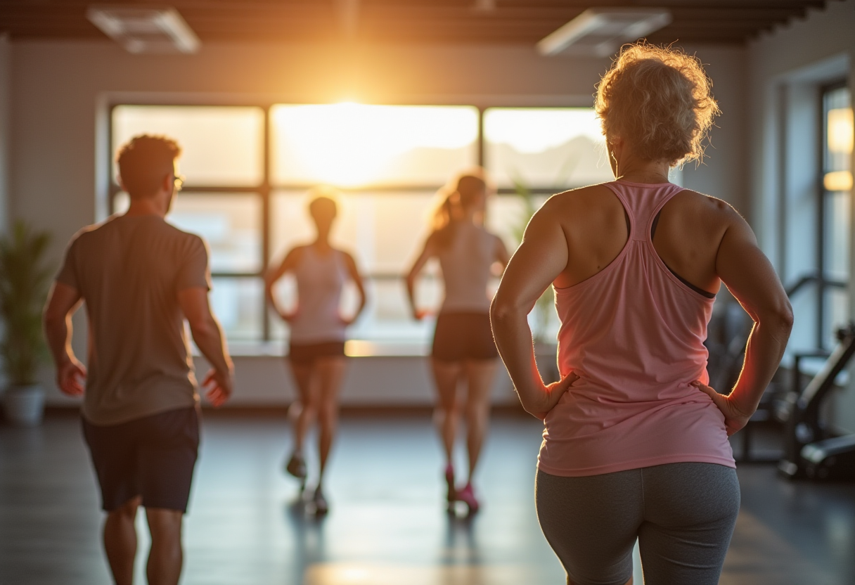 Інструктор демонструє правильне виконання вправи